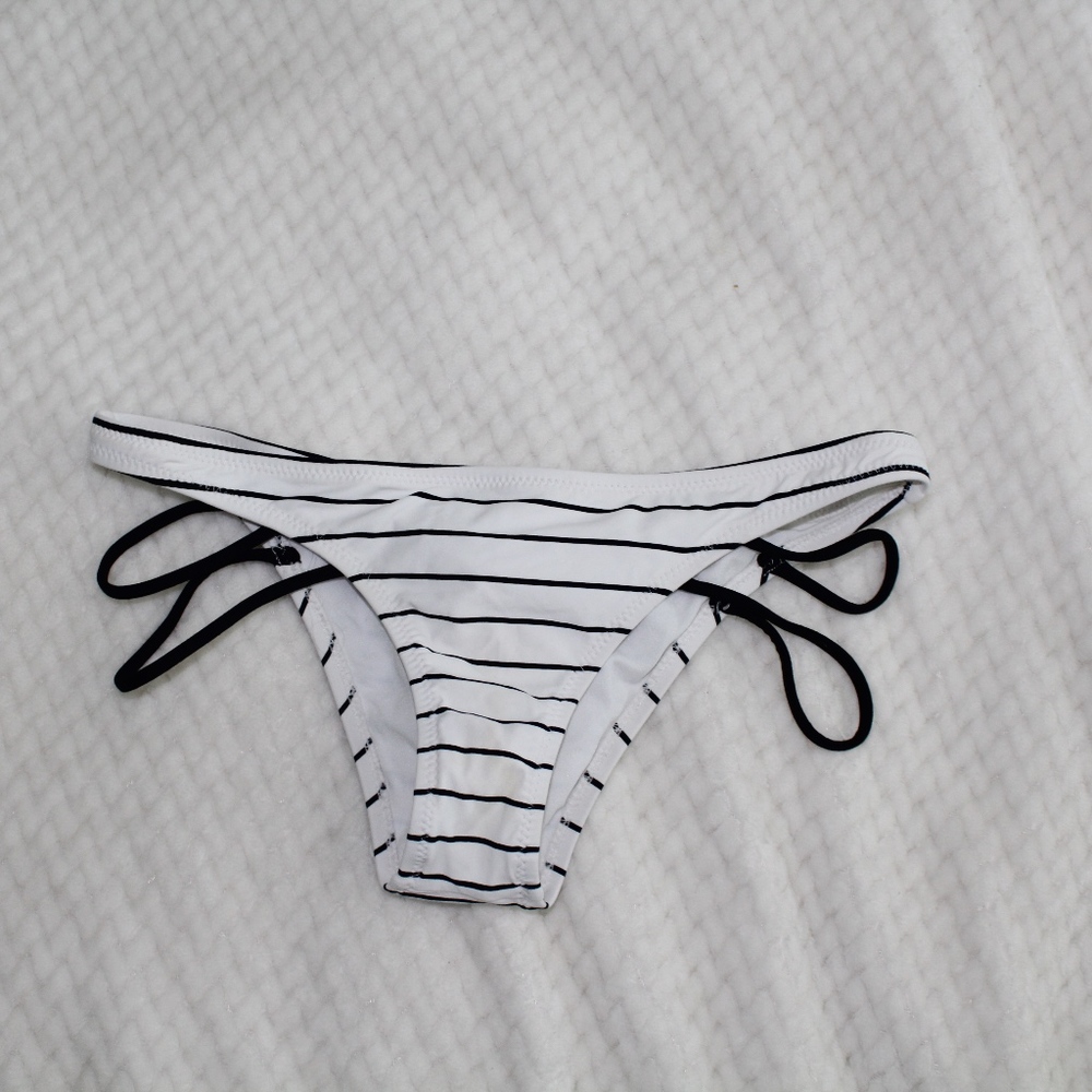 Black and White Bikini Bottoms
